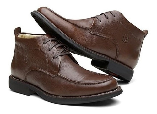 Sapato New Holland Masculino Em Couro Floater Brown