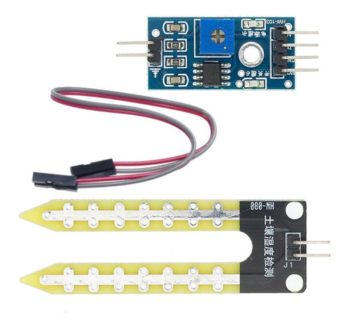 Sensor Humedad Higrómetro Lm393 Suelo Arduino Hw103 + Hw080