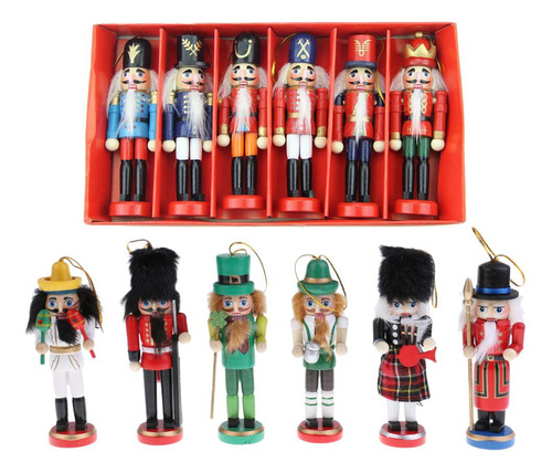 12x Cascanueces De Muñeca Artesanía Navidad Navidad