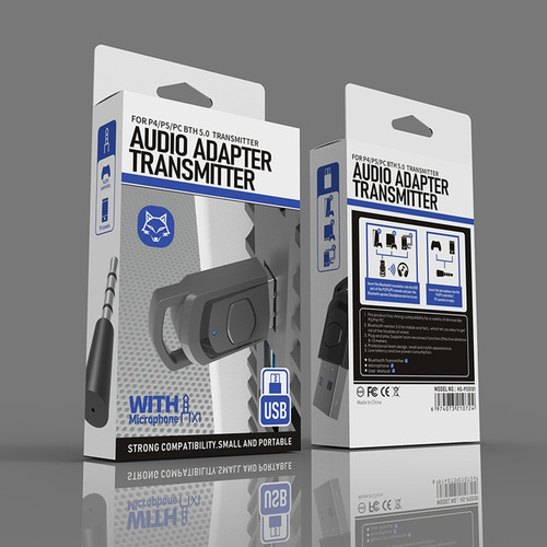 Adaptador De Audio Para Ps5/ps4/pc Compatible Con Bluetooth