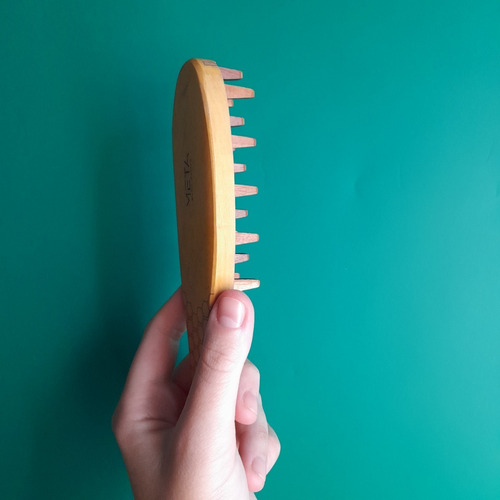 Cepillo Antifrizz Miel De Madera Para Cabello