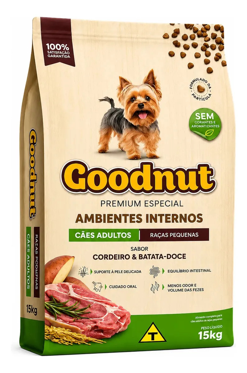 Goodnut Ração Premium Cães Adultos Raças Pequenas 15kg