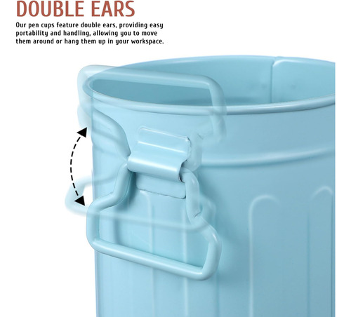 4 Soportes De Metal Para Lápices De Colores, Cubos De Metal