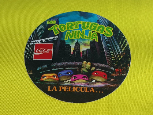 Estampa Coleccionable Las Tortugas Ninja La Pelicula 1990