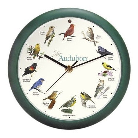 Mark Feldstein & Associates Audubon Reloj Pájaro Cantante 8 