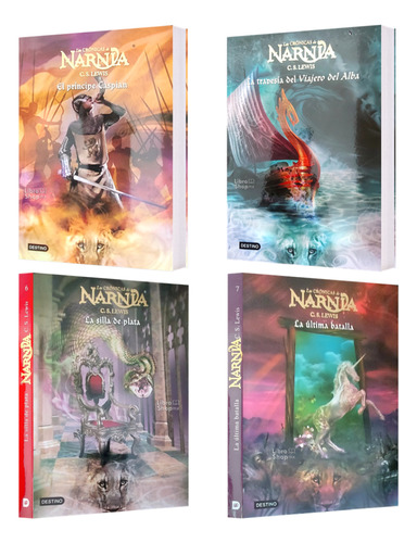 Narnia 4-7 Príncipe Caspian + Travesía Alba + Silla + Última