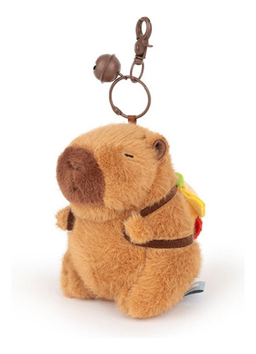 Bolsa Suave Peluche Capybara Llavero Llavero,
