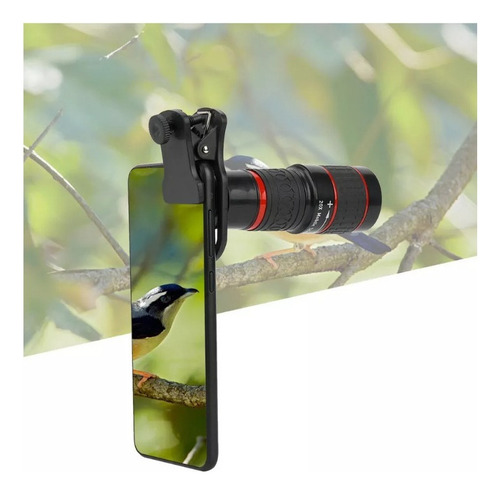 Lente Teleobjetivo 20x Lente De Enfoque Largo Ligero Para De