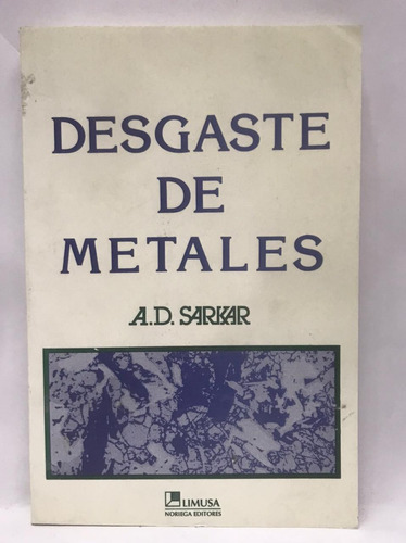 Libro Desgaste De Metales