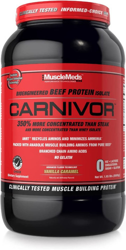 Carnívor Proteína Compuesta De Carne 2.2 Lb Muscle Meds!usa