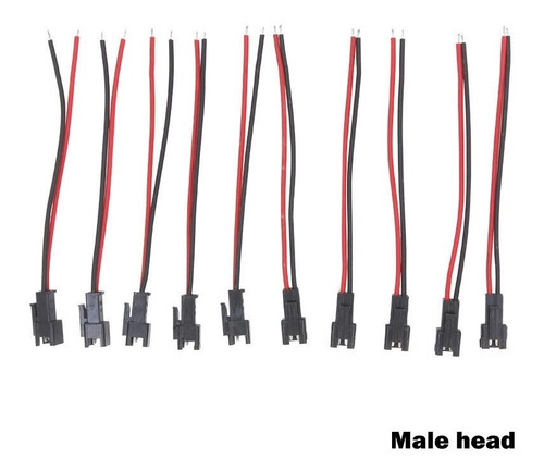 Imagen 5 de 6 de Set Conector Macho- Hembra Con Cable Para Unir Tiras Led