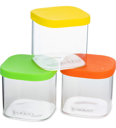 Cubos De Almacenamiento De Alimentos Yumbox Chop Chop Glass 