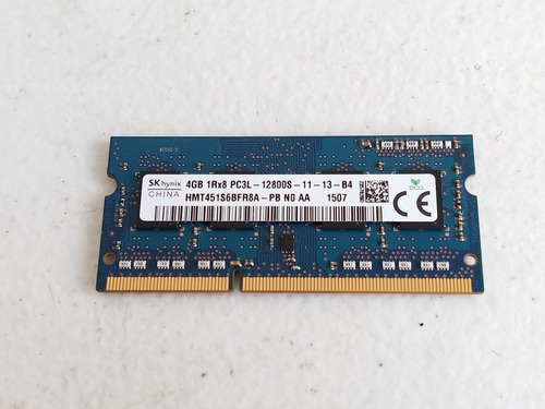 Memoria Sk Hynix 4gb 1rx8 Pc3l-12800s Laptop Latitude 3550