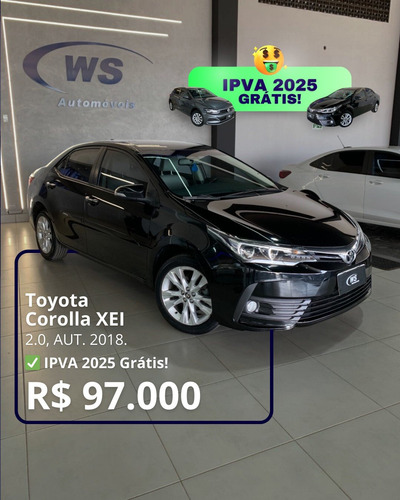 Toyota Corolla 2.0 XEI 16V FLEX 4P AUTOMÁTICO
