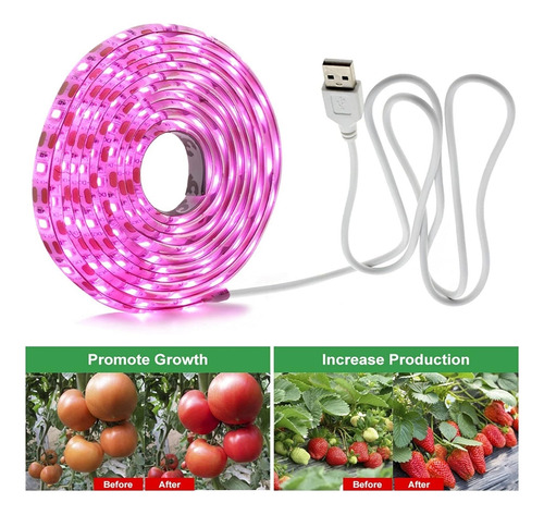 Usb 5v Led Touch Control Luz De Crecimiento For Plantas