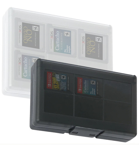 Estuche Porta Tarjetas Switch 3ds 2ds Ds Cartuchos 24 En 1