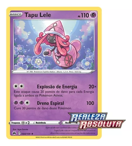 Carta Pokémon Tapu Koko Gx Tapu Lele Gx Com Lote 100 Cartas