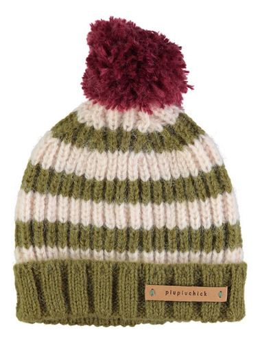 Gorro De Punto Con Pompon Marca Piupiuchick