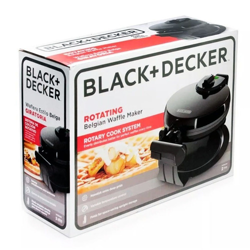 Waflera Giratoria Black & Decker  Profesional Gourmet Nueva