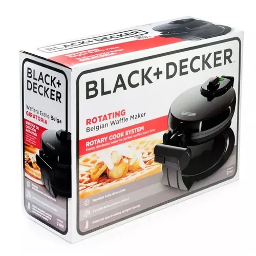 Waflera Giratoria Black & Decker Profesional Gourmet Nueva