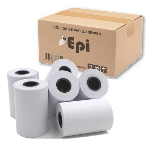 Pk 100 Rollos Papel Térmico 57x20 Posnet Ticket Balanza 