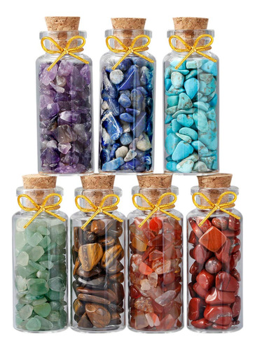 Mini Botellas De Deseos Piedra Natal, Amuletos Wicca Decorac