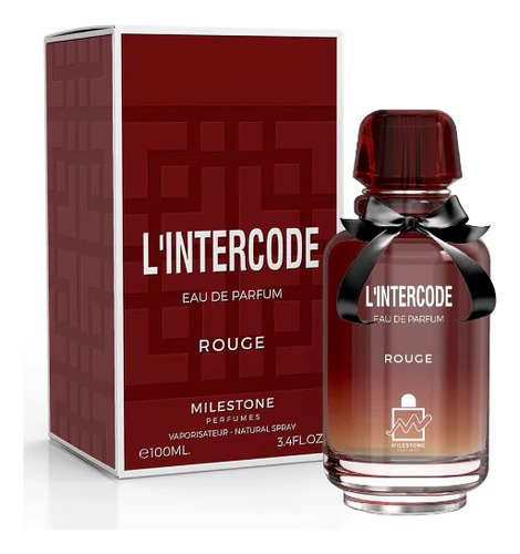 Perfume L' Intercode Rouge De Milestone Edp Para Mujer, 3.4