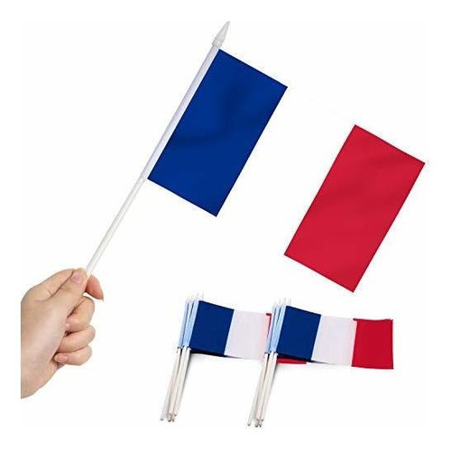 Bandera Francesa Miniatura Pack 12 Unidades