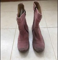 Comprar Botas Niña Talle 36 Gamuza Rosa Marca Cavatini