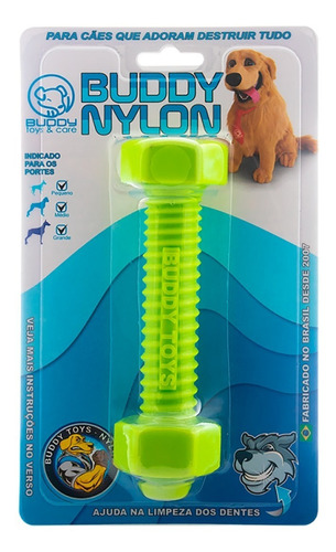 Mordedor Super Resistente Nylon Parafuso Buddy Toys