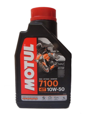 Aceite Moto 4t 7100 10w50 100% Sintetico Motul 1l