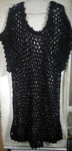 Remeron - Vestido Playero, Crochet Rustico - 9 Xl