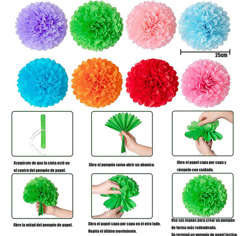 Abanicos De Papel Para Decorar Fiesta Con Temática Mexicana