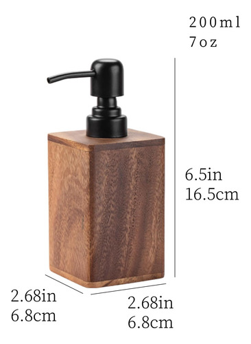 Solid Wood Lotion Jars, Push-type Dispensing Bottles, Hand S