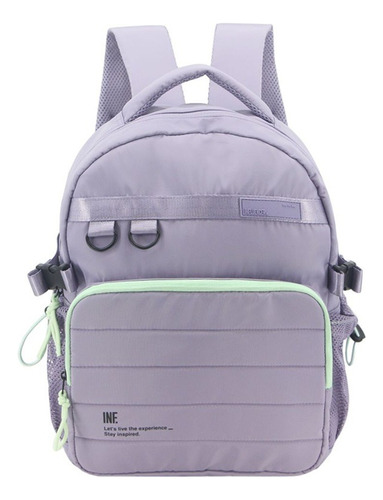 Mochila Influencer Urbana Colores Pasteles Tikal Belgrano Color Lila