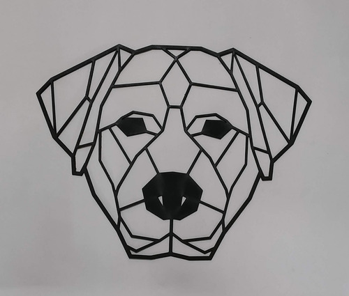 Imagen 9 de 10 de Cuadros Geométricos Mascotas De 50 Cm En Mdf De 2.5mm