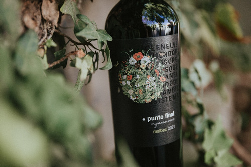 Imagen 2 de 8 de Vino Punto Final Malbec Orgánico 6 Botellas