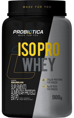 Iso Pro Whey Pote 900 Gr Probiotica