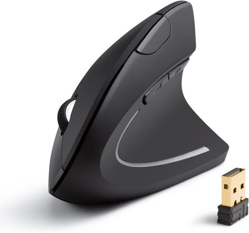 Mouse óptico ergonômico vertical sem fio Anker 2.4G