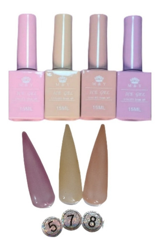 Imagen 1 de 2 de Esmalte Brillo Color Semipermanente, Manicure, Uñas
