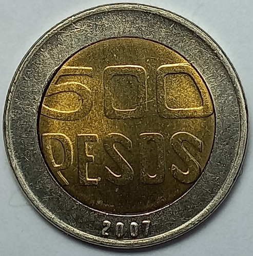 Colombia - 500 Pesos 2007 - Km 286 (ref C1)