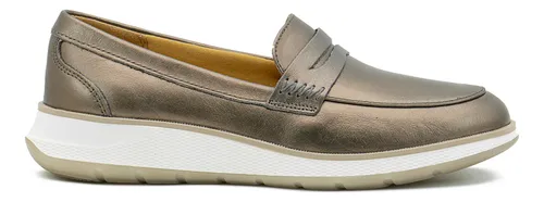 comprar Mocasín Flexi Para Dama Confort Piel Antimonio Casuales