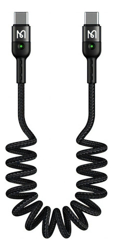 Cable Tipo C A Tipo C Mcdodo Espiral Retractil 1.8m