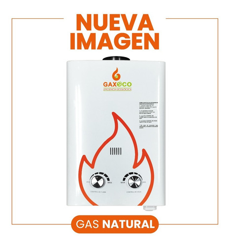 Calentador Boiler Instantáneo Gaxeco Eco6000hv Gas Natural