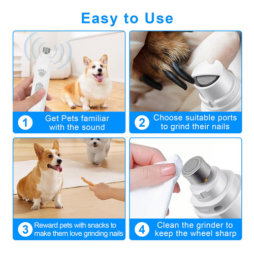 Lima De Uñas Eléctrica Para Perros Y Gatos, 2