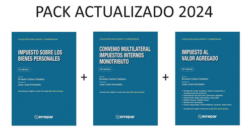 Pack Iva, Bienes Personales, Convenio Internos, Monotributo 