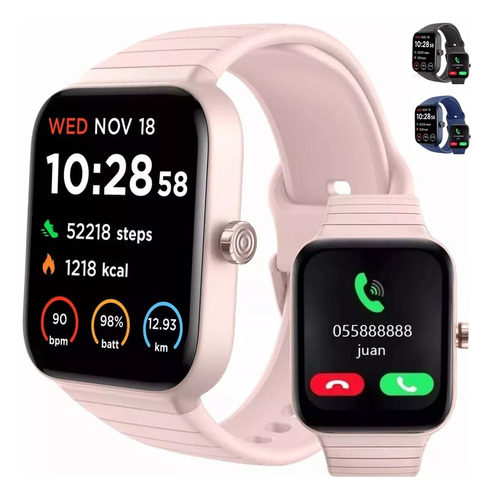 Reloj Inteligente 1.8 Smartwatch Llamadas Alexa Fitpolo W15