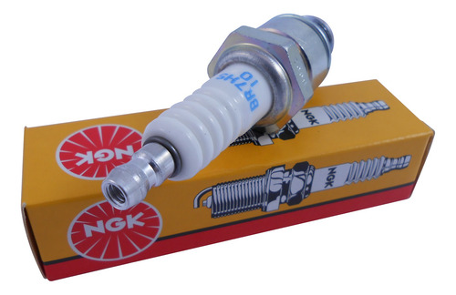 Imagem 4 de 5 de Vela De Ignição Ngk Br7hs-10 Náutica Suzuki 15, 25, 30hp