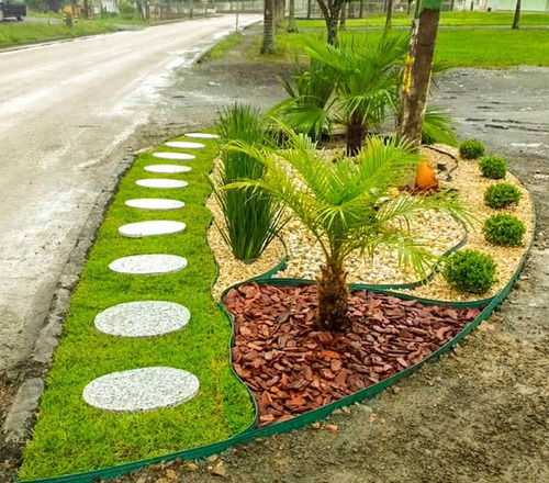 Divisor Limitador Separador Grama Flexível 50m Kala 866903 Cor Verde