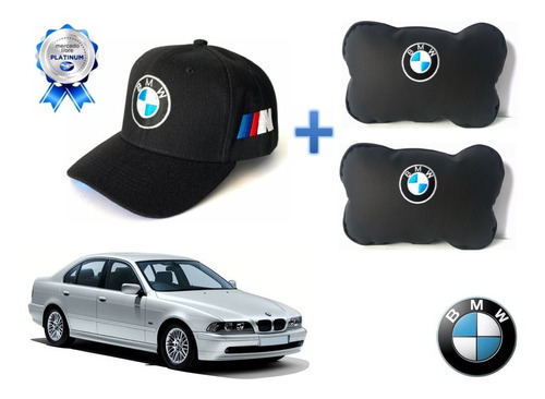 Gorra Bordada + Par Cojines Asiento Bmw 523i 1996 A 2003